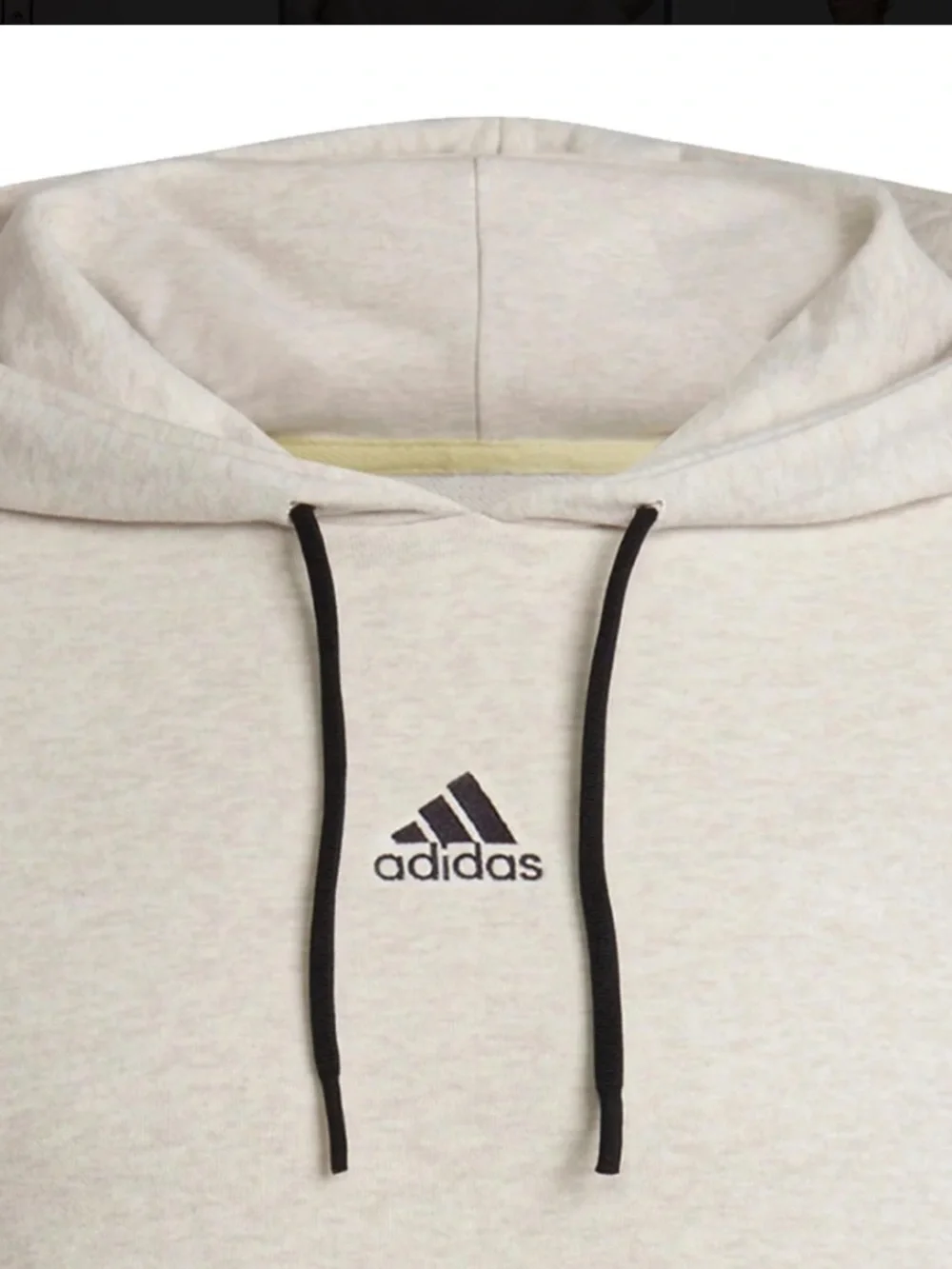 adidas Botanical Dye French Terry Hoodie NWT Unisex Small Beige Melange